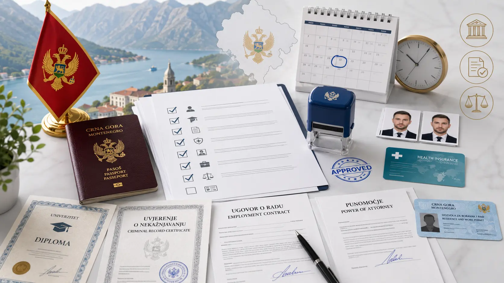 Montenegro Work Permit 2026: Timeline and Documentation